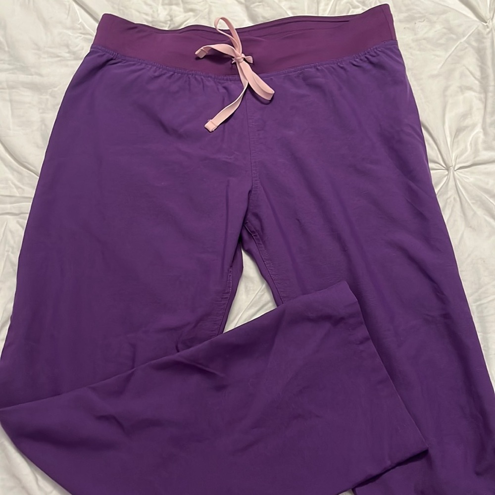 FIGS made scrub pants- limited edition Space dye purple